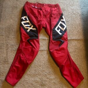 Fox Men's Red Racing Pants